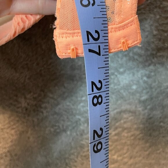 Victorias Secret Women Y2K Colorful Eyelet Multi Way Demi Cup Bra 34DD Orange - Picture 10 of 10